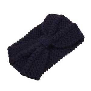 Crochet Knit Turban Headband Ear Warmer.